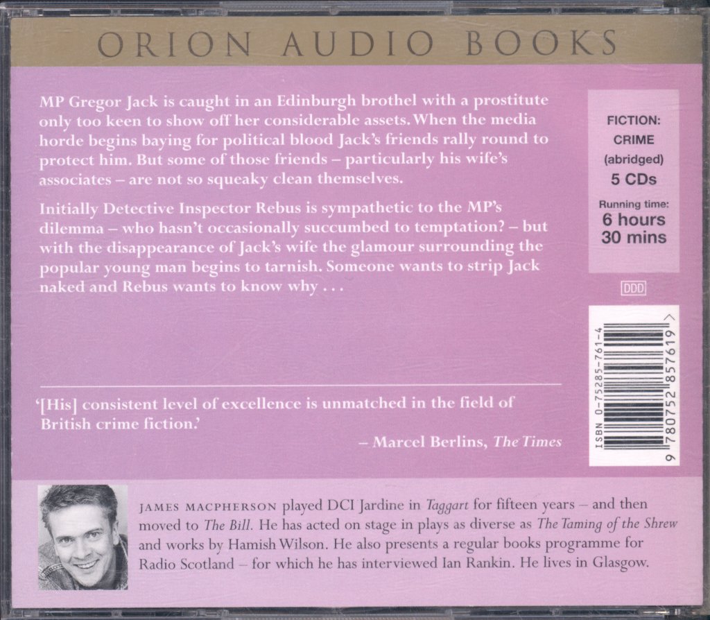 James Macpherson - Ian Rankin - Strip Jack - Cd Set