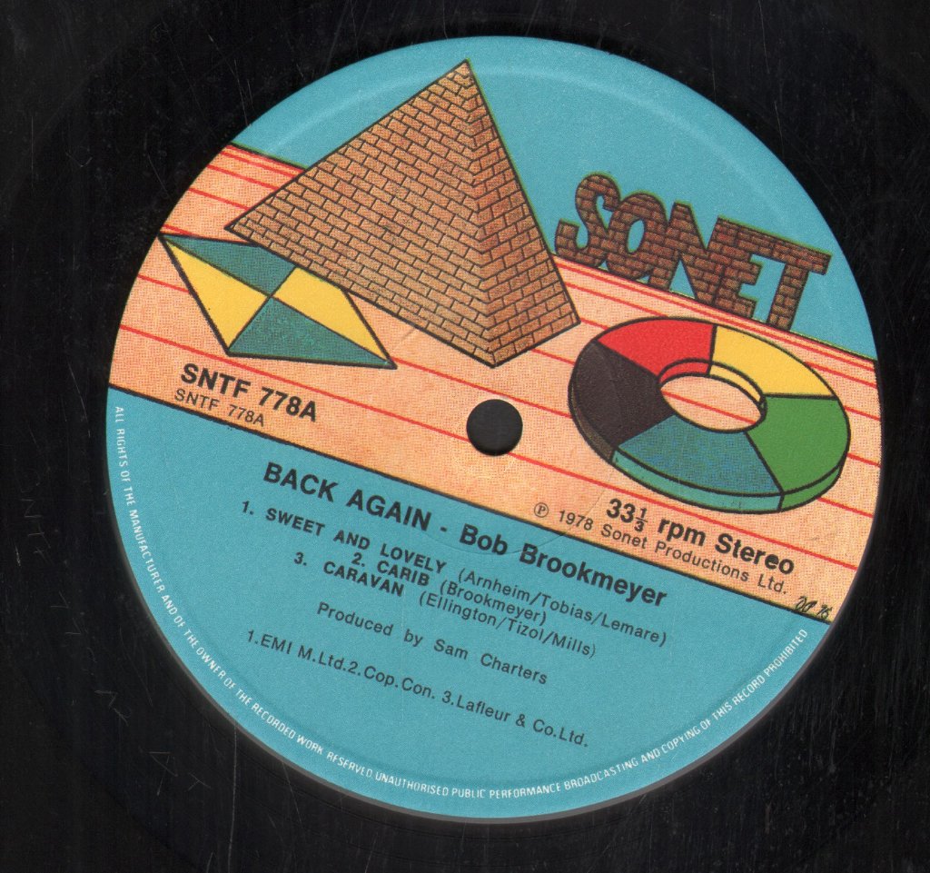 Bob Brookmeyer - Back Again - Lp