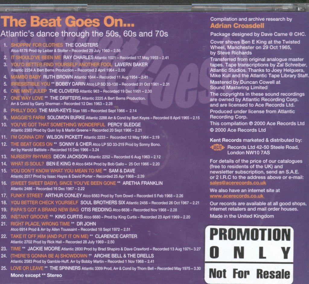 Various Artists - Beat Goes On - Cd