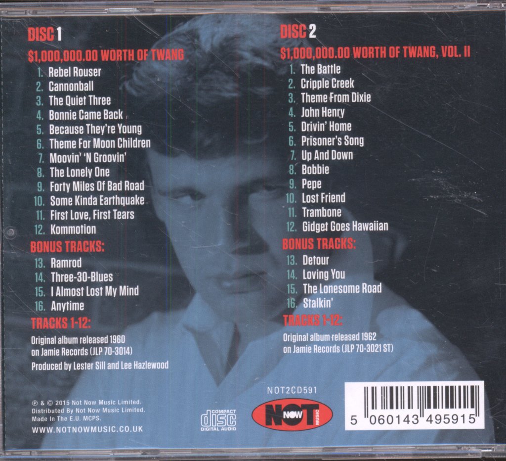 Duane Eddy - $1,000,000.00 Worth Of Twang - Double Cd
