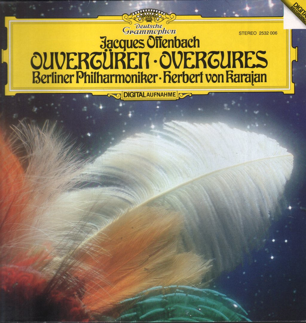 Herbert Von Karajan / Berliner Philharmoniker - Jacques Offenbach Ouverturen - Lp