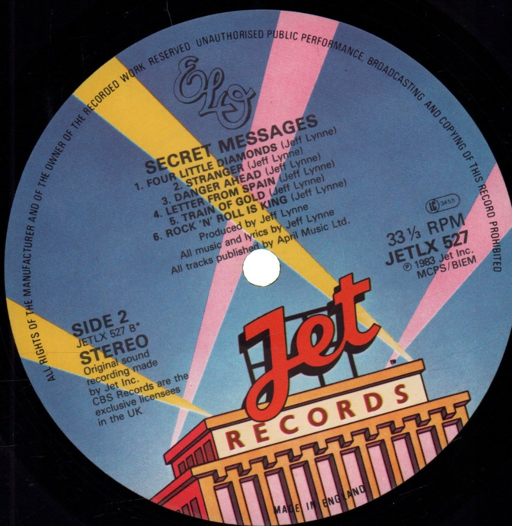 Electric Light Orchestra - Secret Messages - Lp