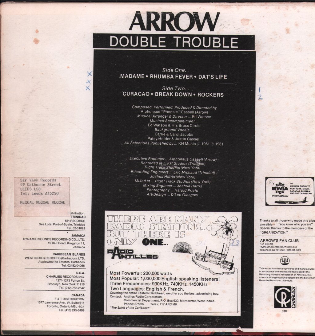 Arrow - Double Trouble - Lp