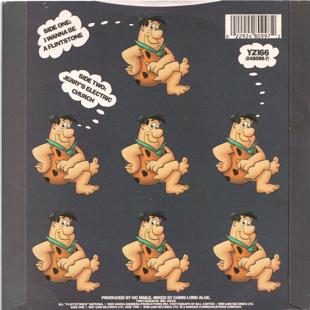 Screaming Blue Messiahs - I Wanna Be A Flintstone - 7 Inch
