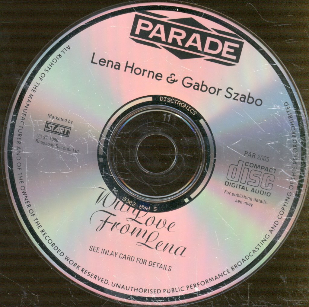 Lena Horne And Gabor Szabo - With Love From Lena - Cd