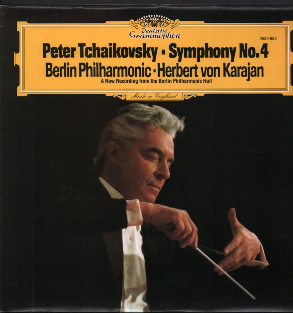 Herbert Von Karajan / Berlin Philharmonic Orchestra - Peter Tchaikovsky - Symphony No.4 - Lp