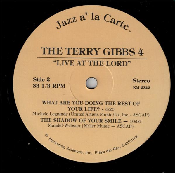 Terry Gibbs Quartet - Live At The Lord - Vol. 1 - Double Lp