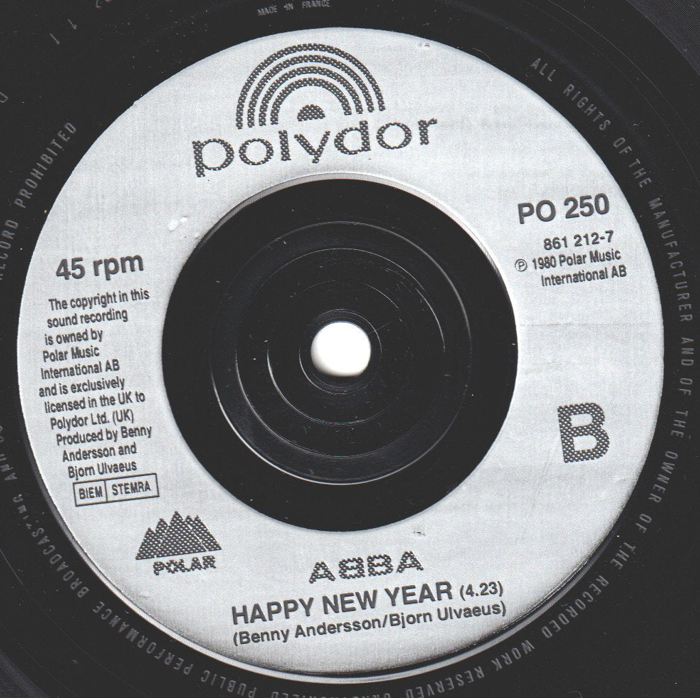 ABBA - Thank You For The Music / Happy New Year - 7 Inch