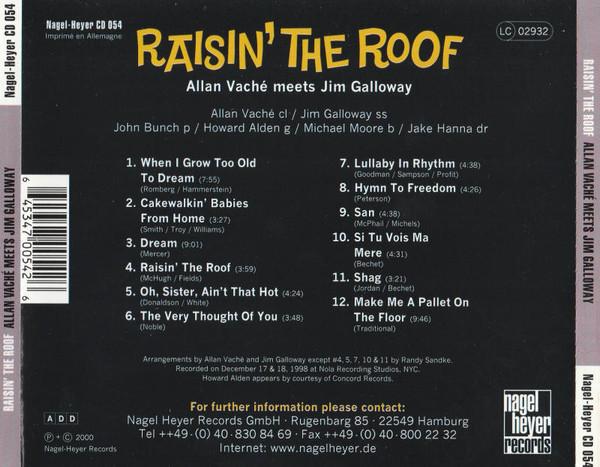 Jim Galloway - Raisin' The Roof - Cd