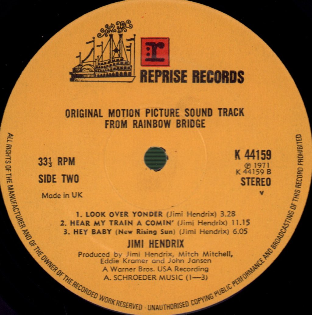 Jimi Hendrix - Rainbow Bridge - Lp