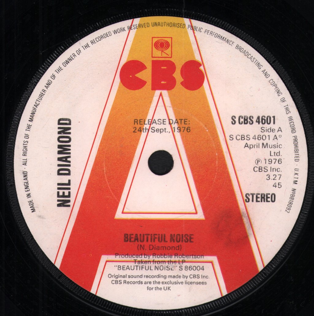 Neil Diamond - Beautiful Noise - 7 Inch