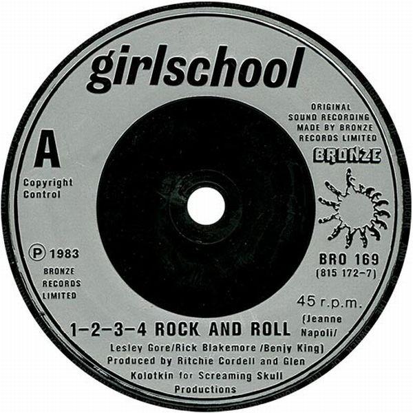 Girlschool - 1-2-3-4 Rock And Roll - 7 Inch