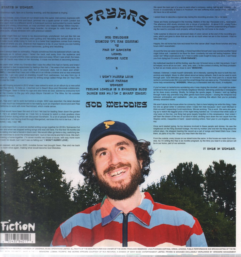 Fryars - God Melodies - Lp