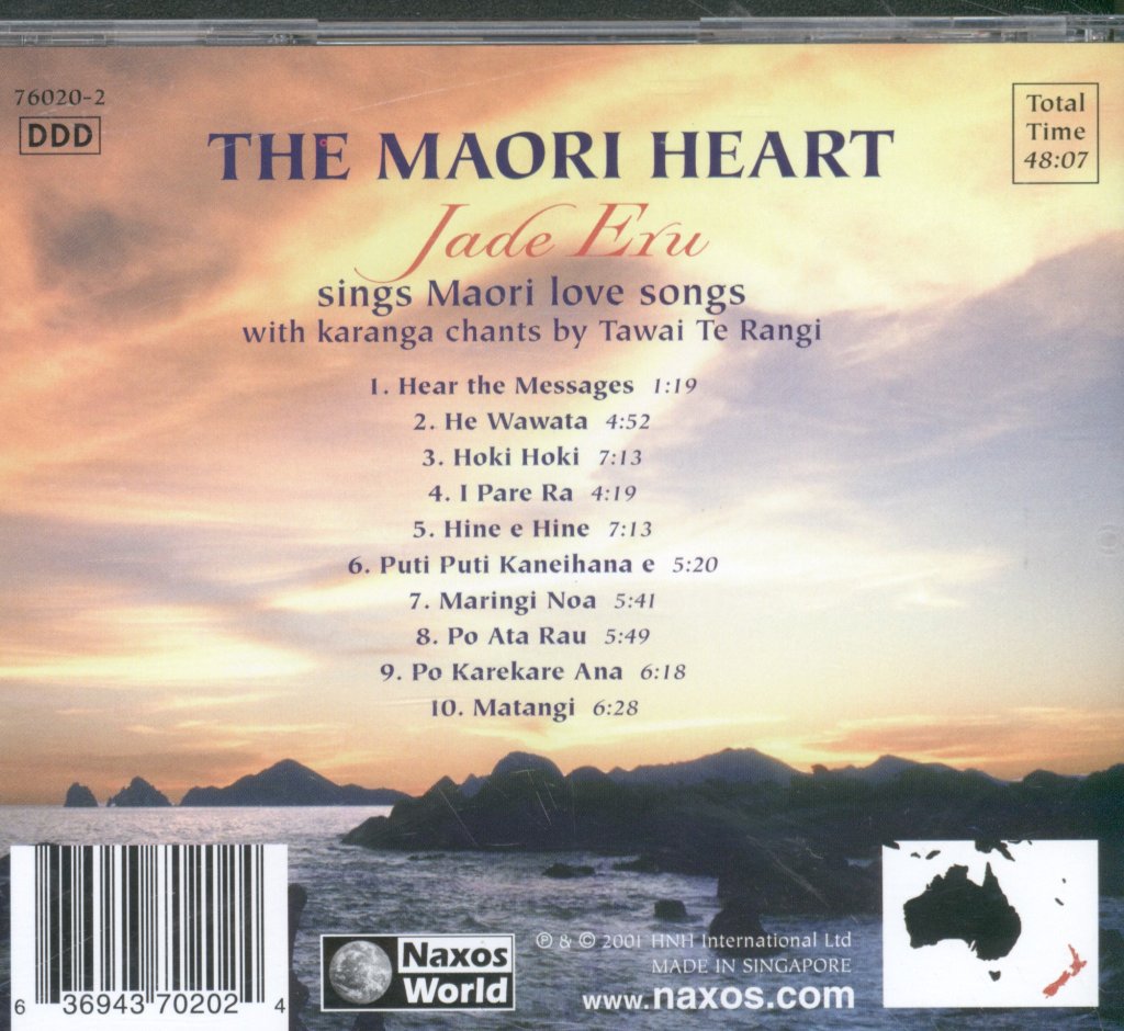 Jade Eru - Maori Heart - Cd