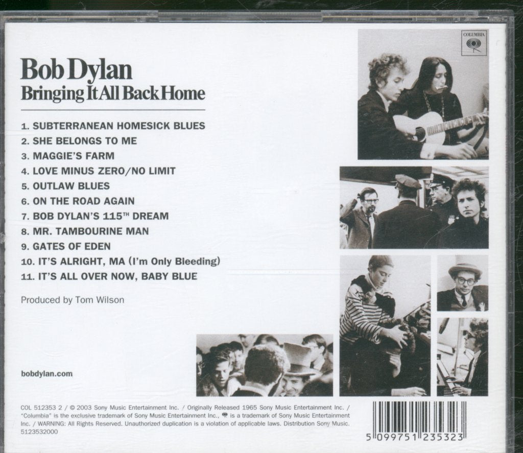 Bob Dylan - Bringing It All Back Home - Cd