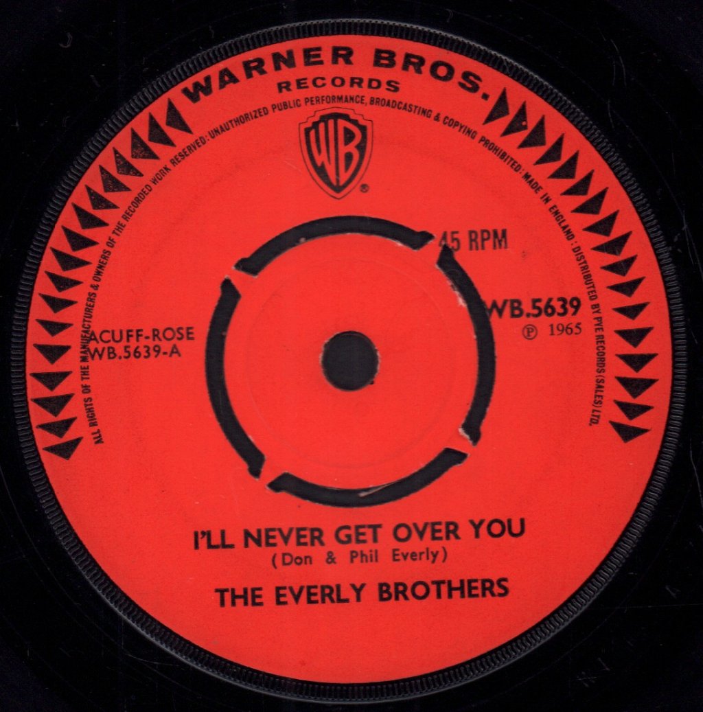 Everly Brothers - I'll Never Get Over You - 7 Inch