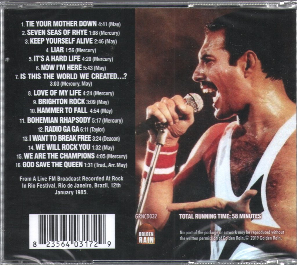 Queen - Rock In Rio - Cd