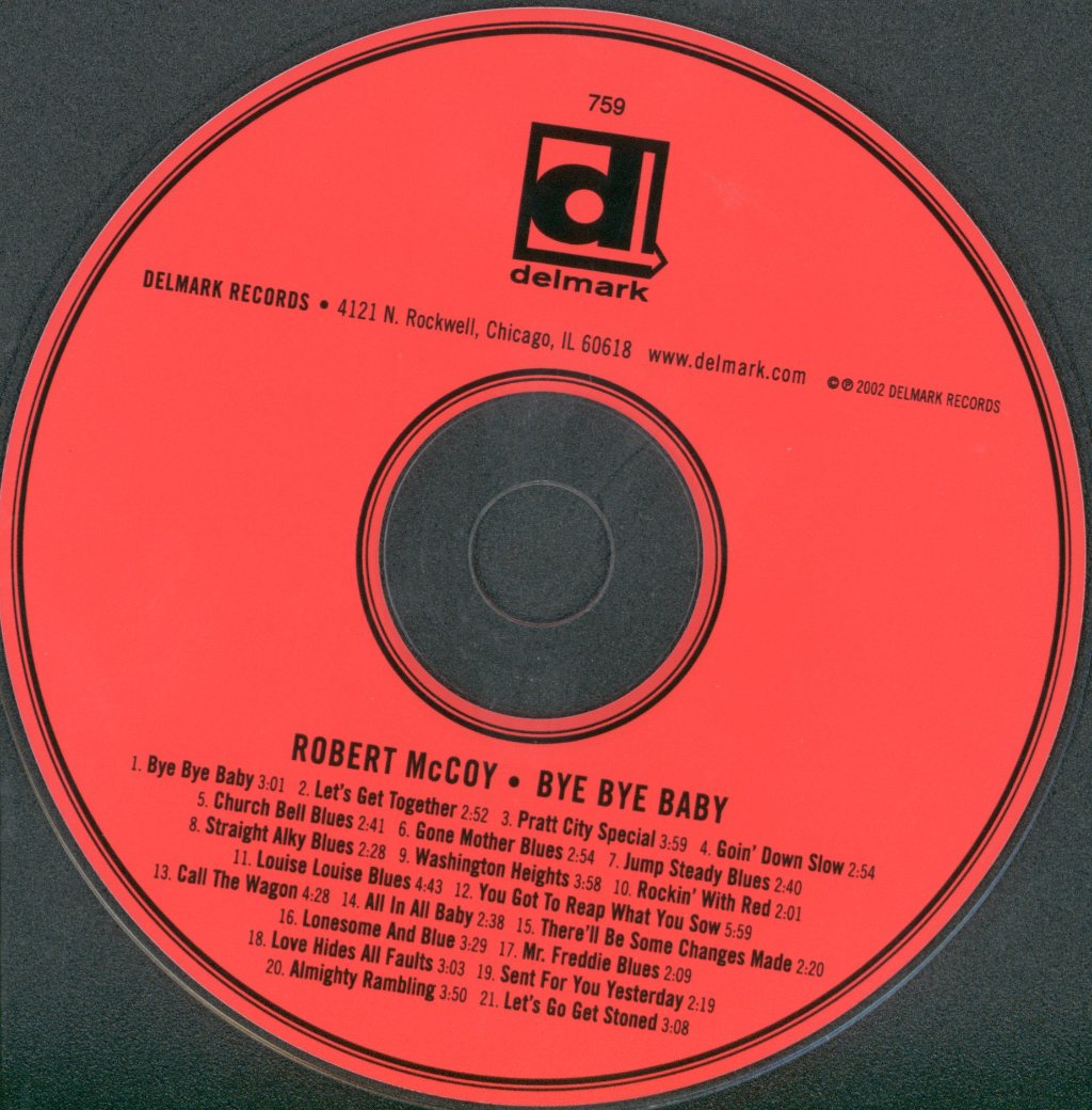Robert McCoy - Bye Bye Baby - Cd
