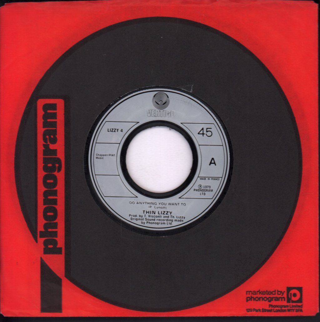 Thin Lizzy - Do Anything You Want To - 7 Inch