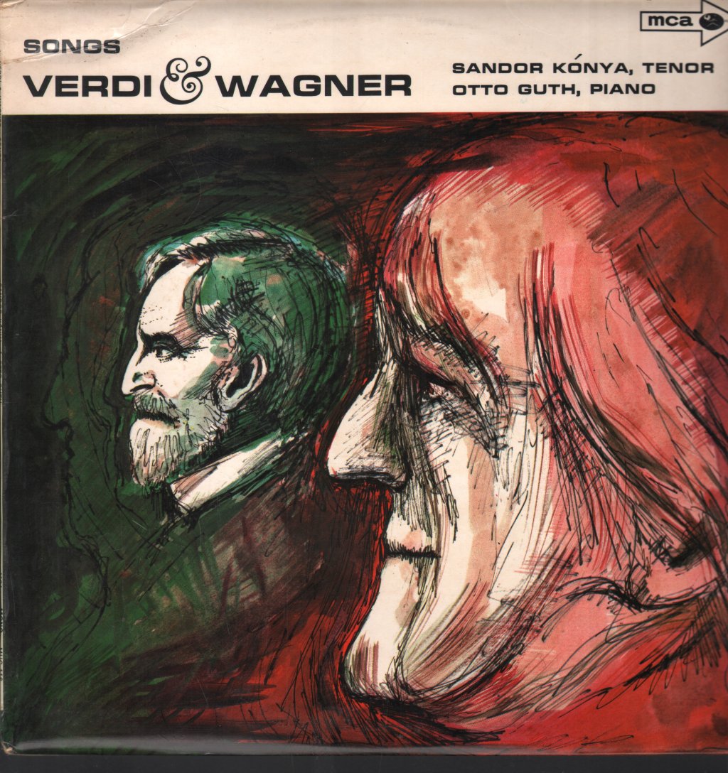 Sandor Konya / Otto Guth - Songs Verdi & Wagner - Lp