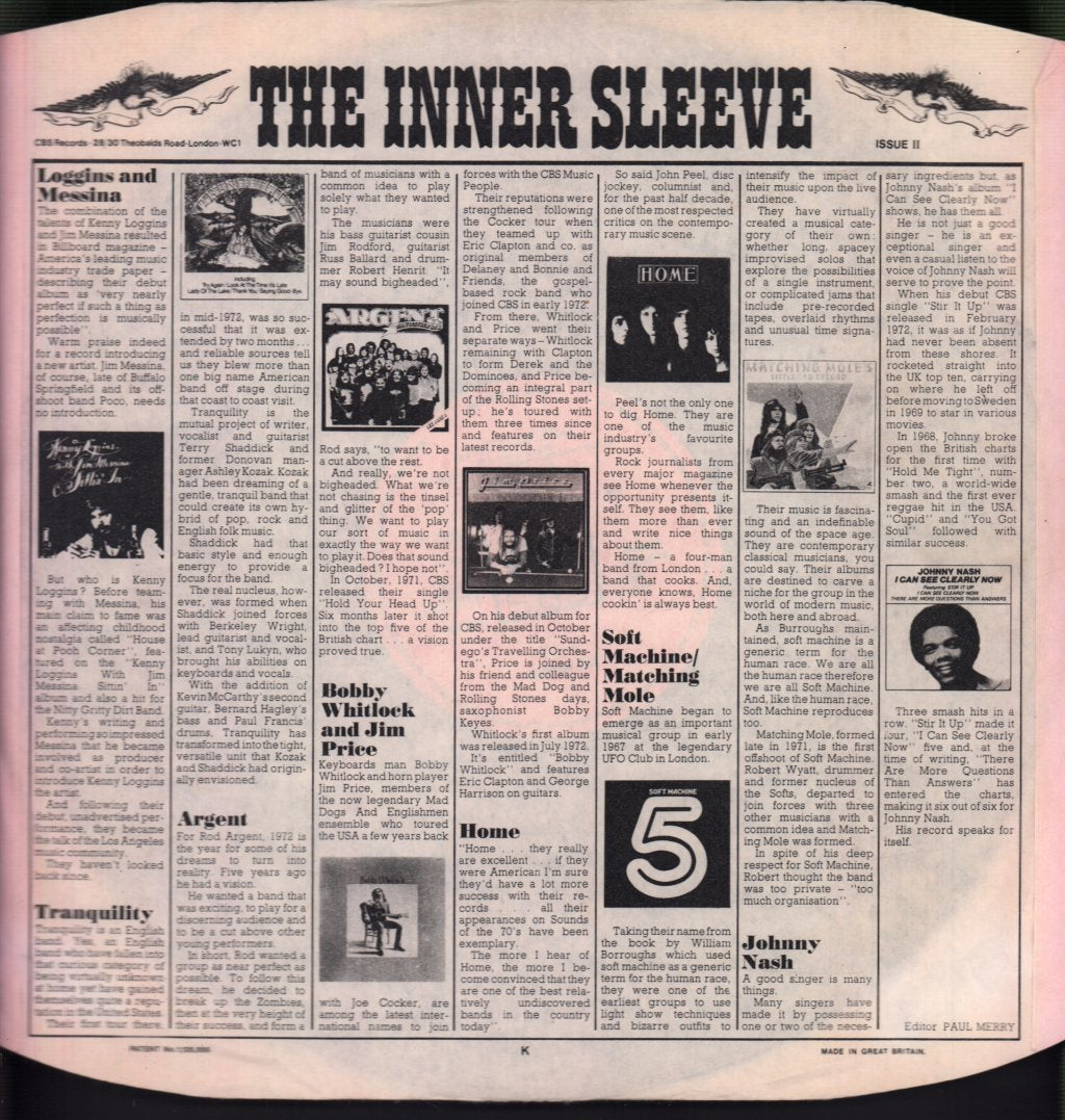 Soft Machine - Soft Machine Six - Double Lp