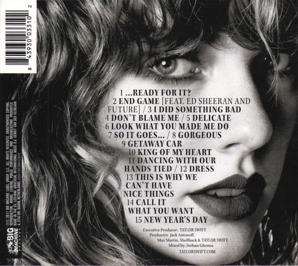 Taylor Swift - Reputation - Cd