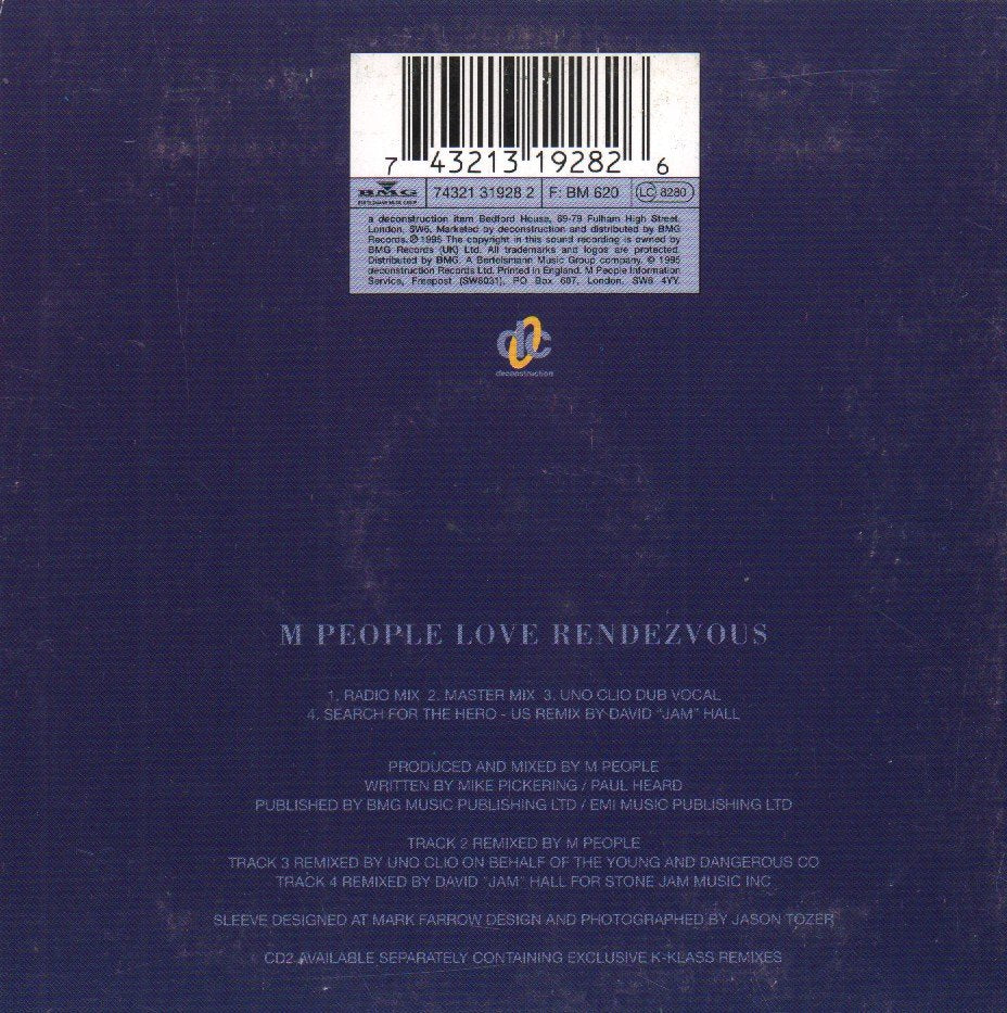 M People - Love Rendezvous - Cd