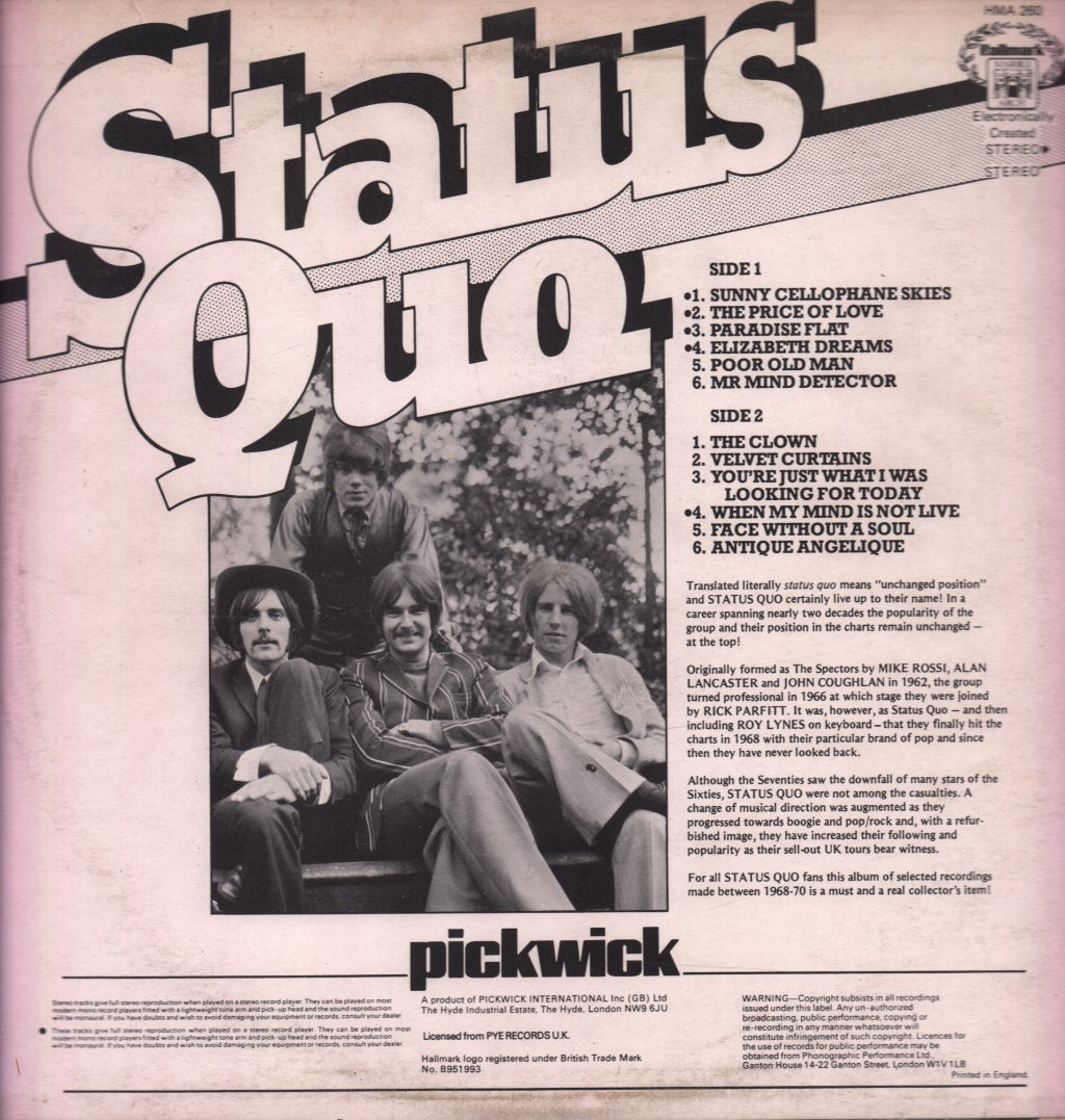 Status Quo - Status Quo - Lp