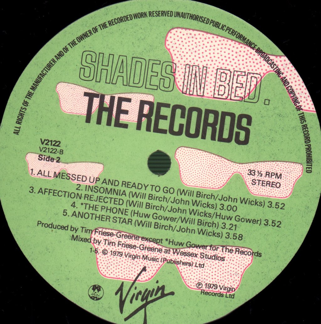 Records - Shades In Bed - Lp