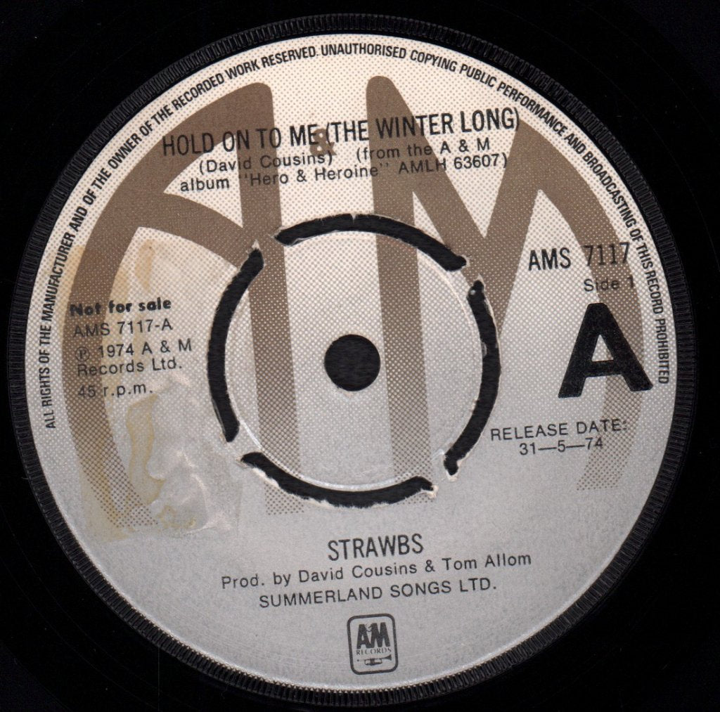 Strawbs - Hold On To Me - 7 Inch
