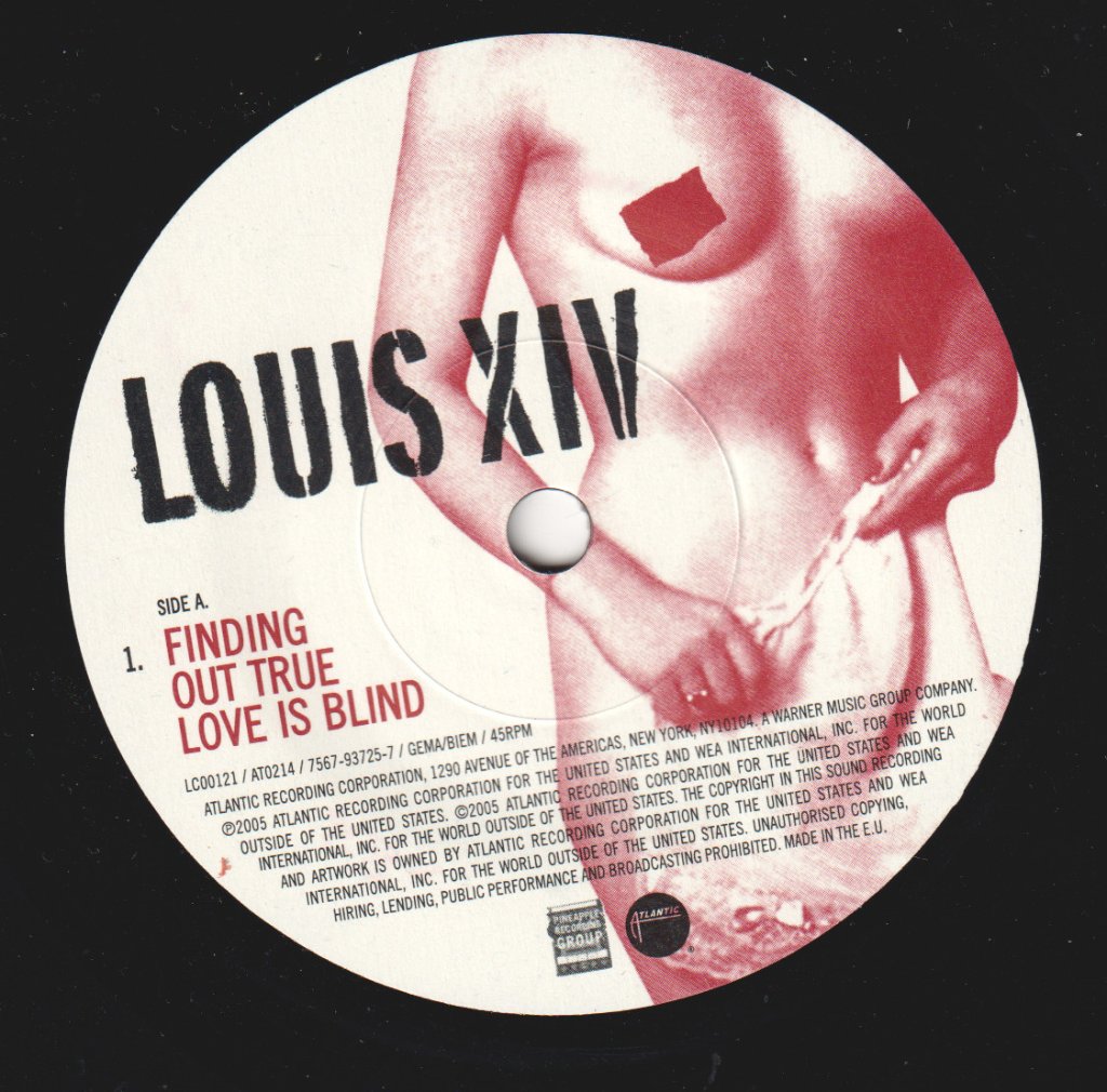 Louis Xiv - Finding Out True Love Is Blind - 7 Inch