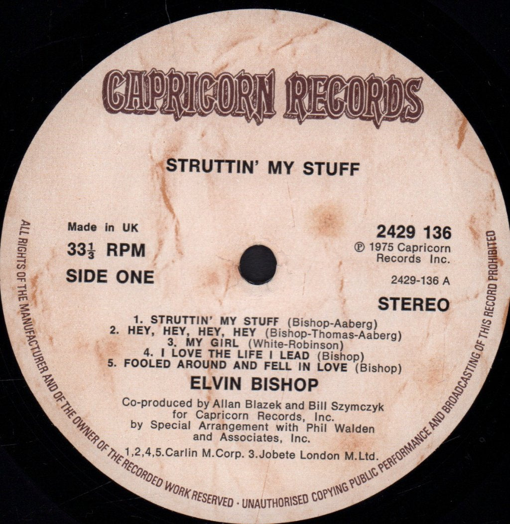Elvin Bishop - Struttin' My Stuff - Lp