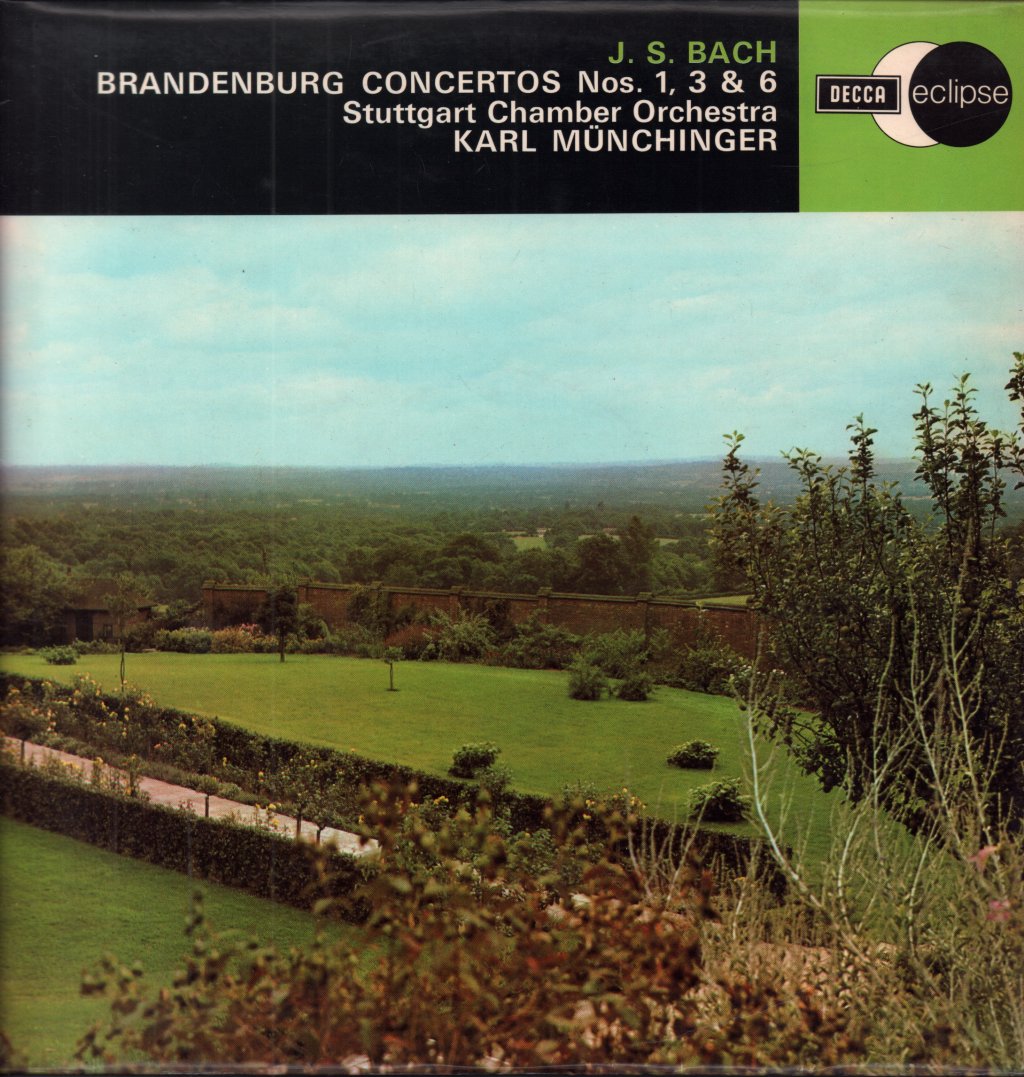 Johann Sebastian Bach - Brandenburg Concertos Nos 1, 3 & 6 - Lp