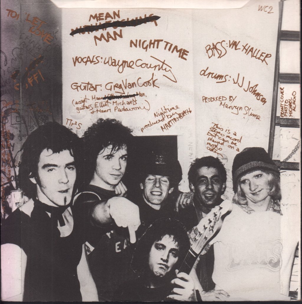 Wayne County And The Electric Chairs - Blatantly Offenzive Ep - 7 Inch