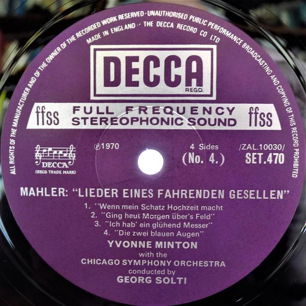 Chicago Symphony Orchestra - mahler Symphony No. 6 In A Minor - Double Lp