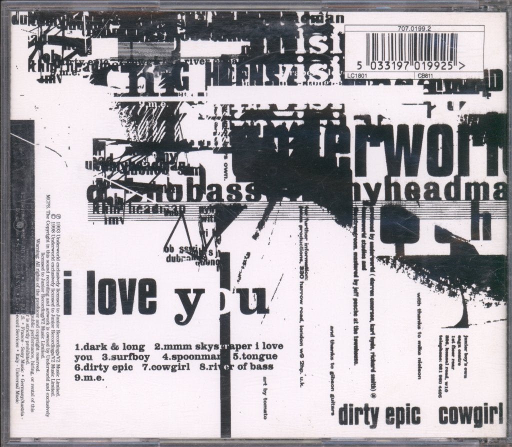 Underworld - Dubnobasswithmyheadman - Cd