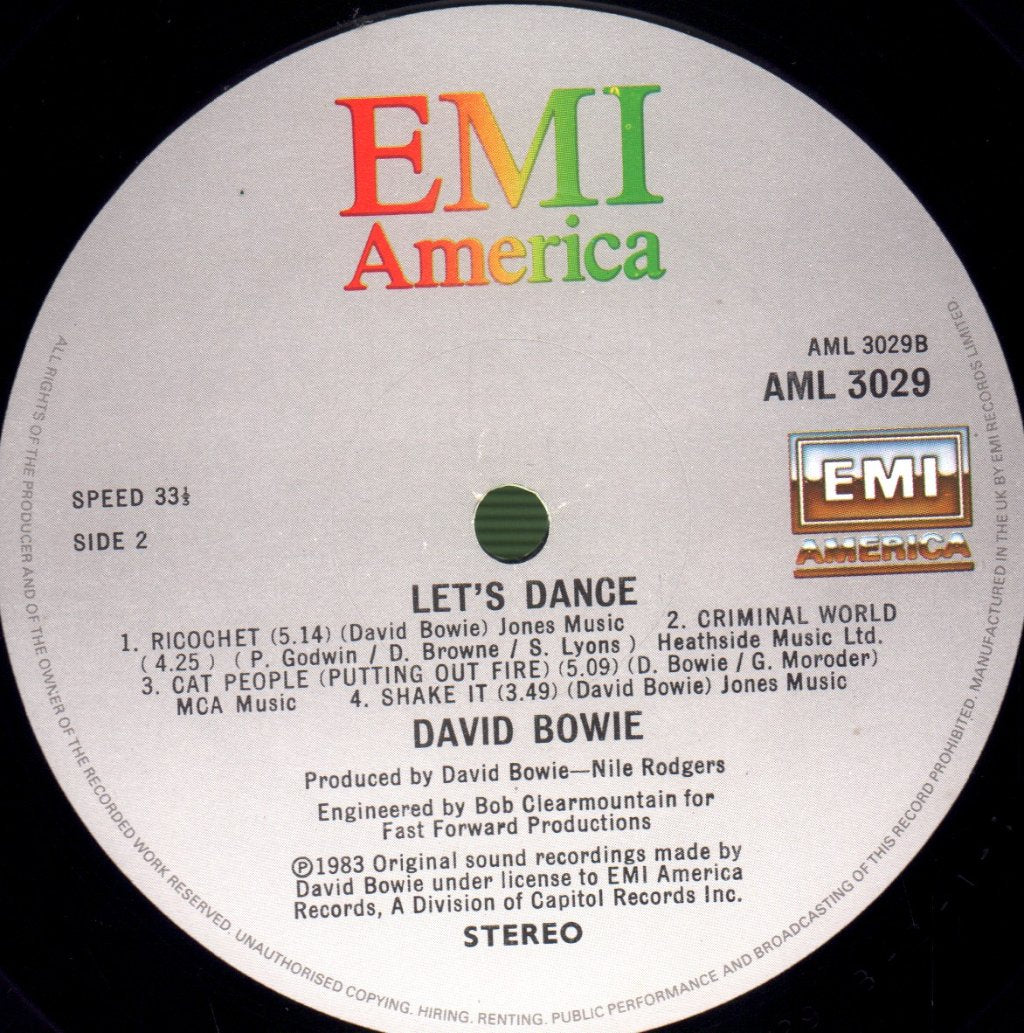 David Bowie - Let's Dance - Lp