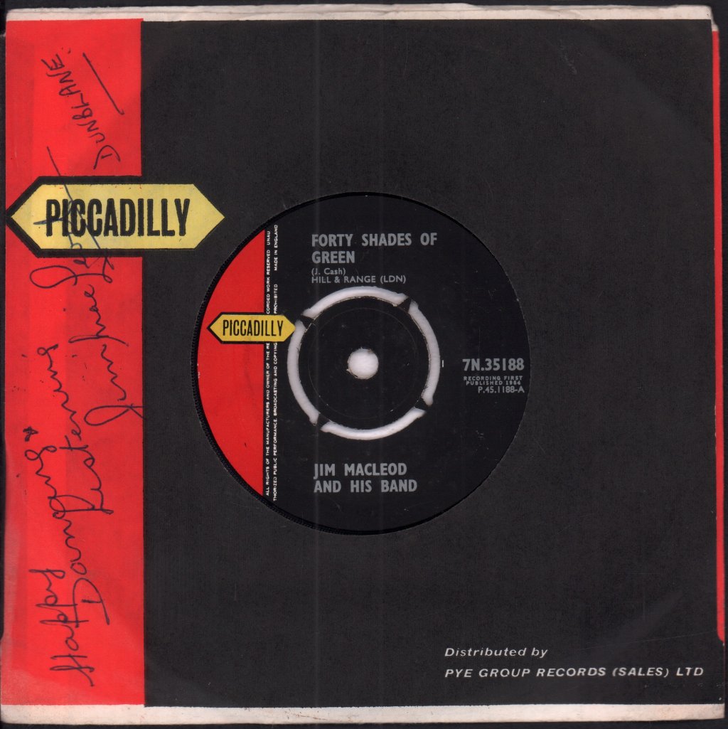 Jim Macleod And His Band - Forty Shades Of Green - 7 Inch