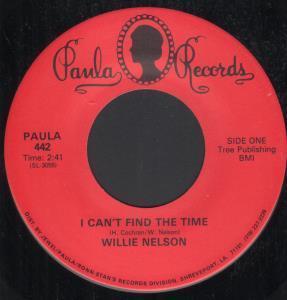 Willie Nelson - I Can't Find The Time - 7 Inch