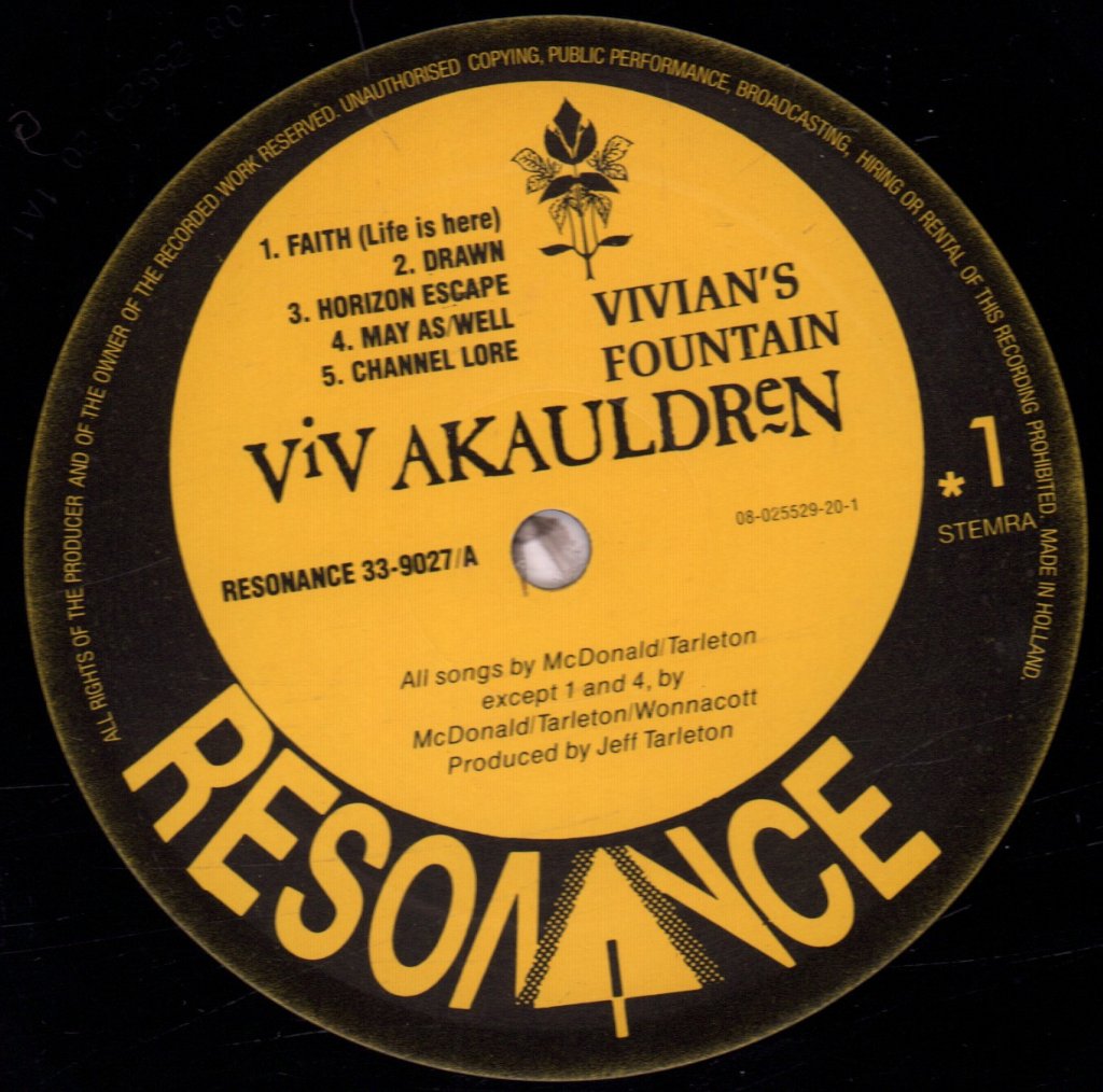 viv akaukdren - Vivian's Fountain - Lp