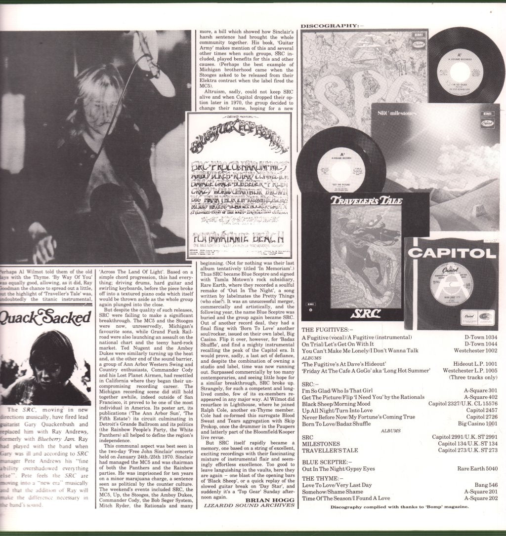 SRC - Revenge Of The Quackenbush Brothers - Lp