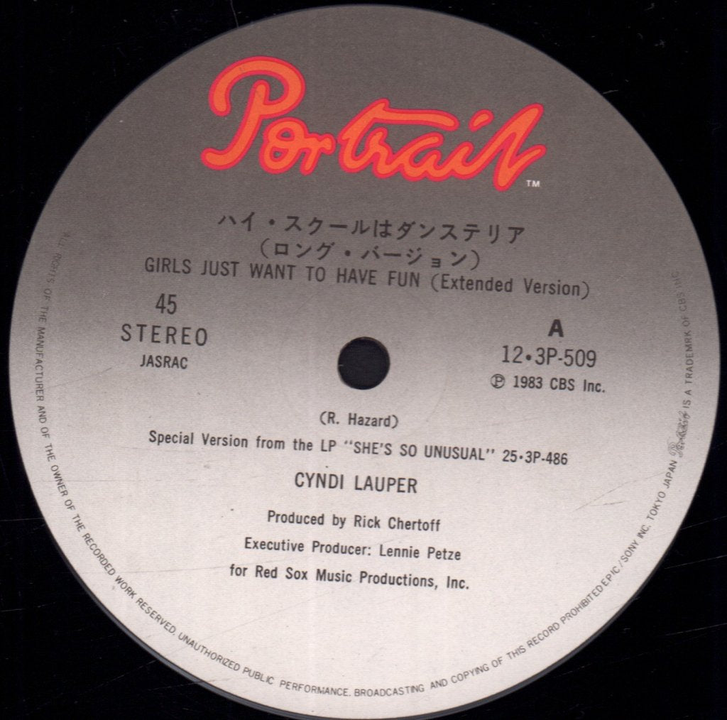 Cyndi Lauper - Girls Just Want To Have Fun - 12 Inch