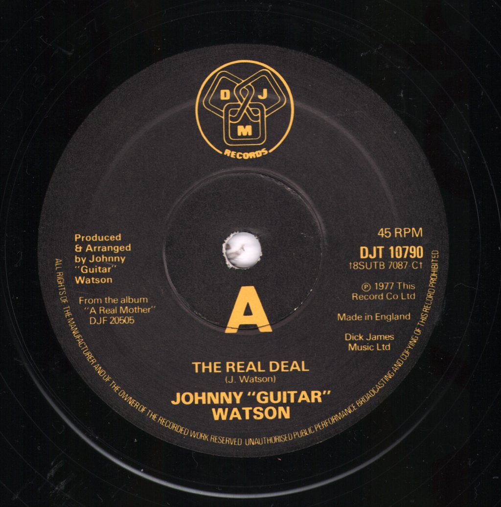 Johnny Guitar Watson - Real Deal - 12 Inch