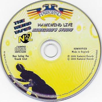 Hawkwind - Weird Tapes No 2 - Hawkwind Live / Hawklord's Studio - Cd