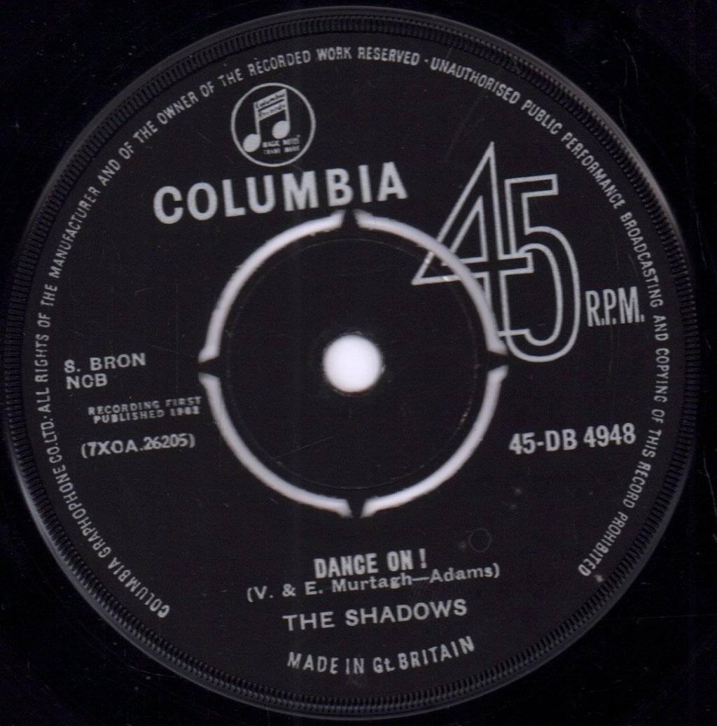 Shadows - Dance On - 7 Inch