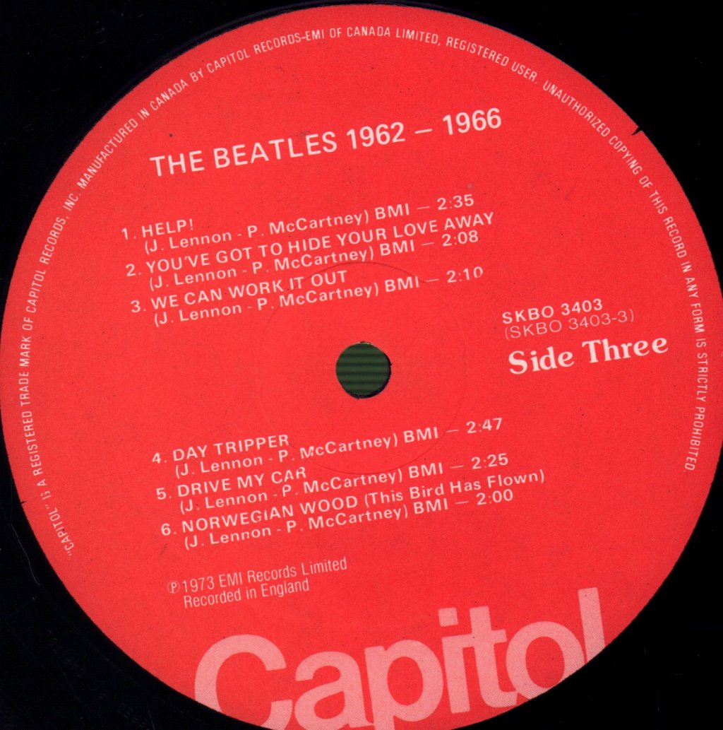 Beatles - 1962-1966 - Double Lp