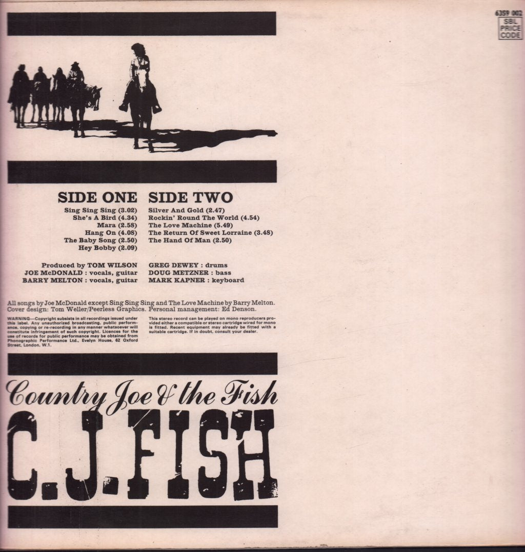 Country Joe And The Fish - C.j.fish - Lp