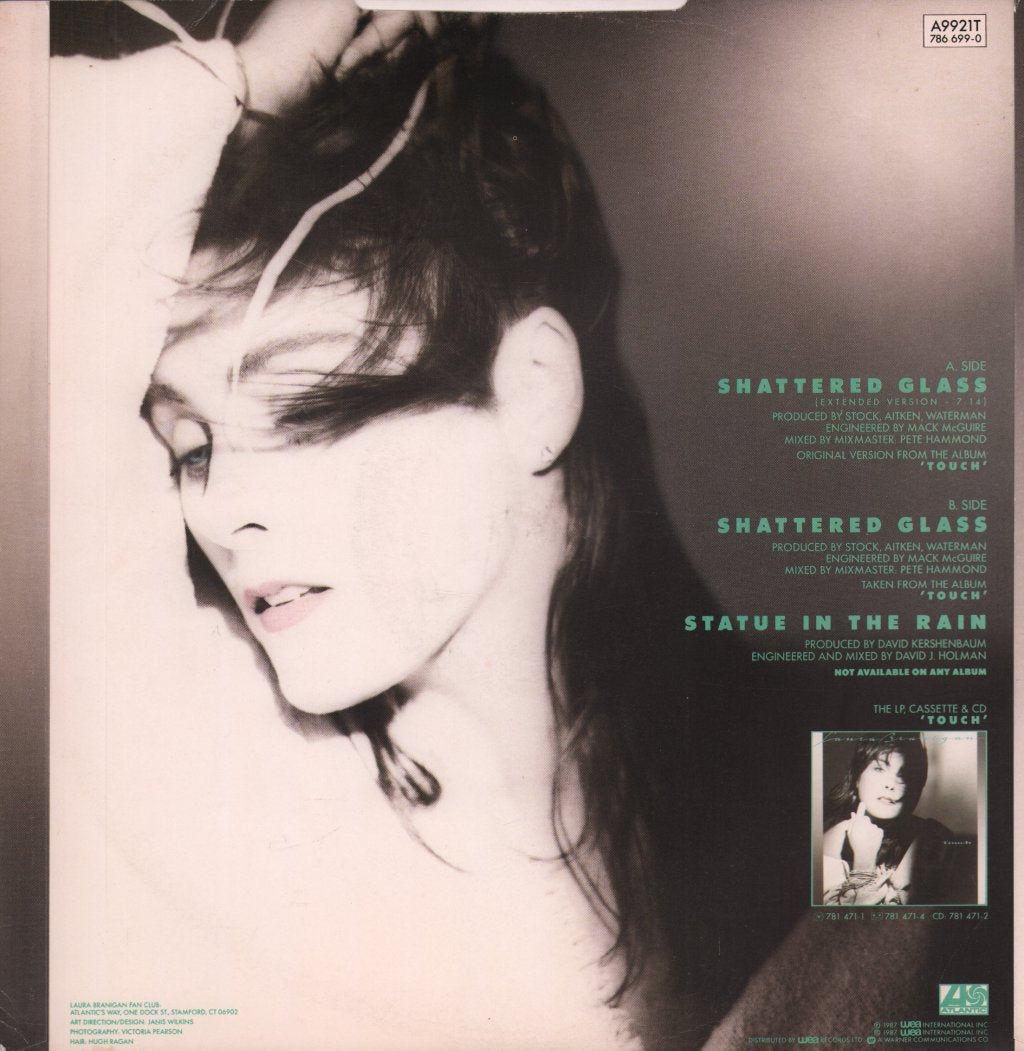 Laura Branigan - Shattered Glass / Statue In The Rain - 12 Inch