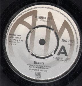 Bismuth - Running Out - 7 Inch