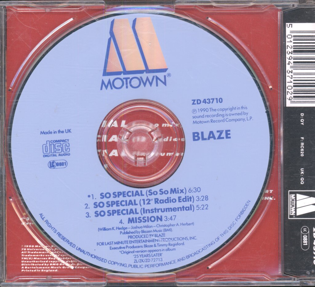 Blaze - So Special - Cd